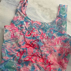 Lilly Pulitzer shopping/beach bag